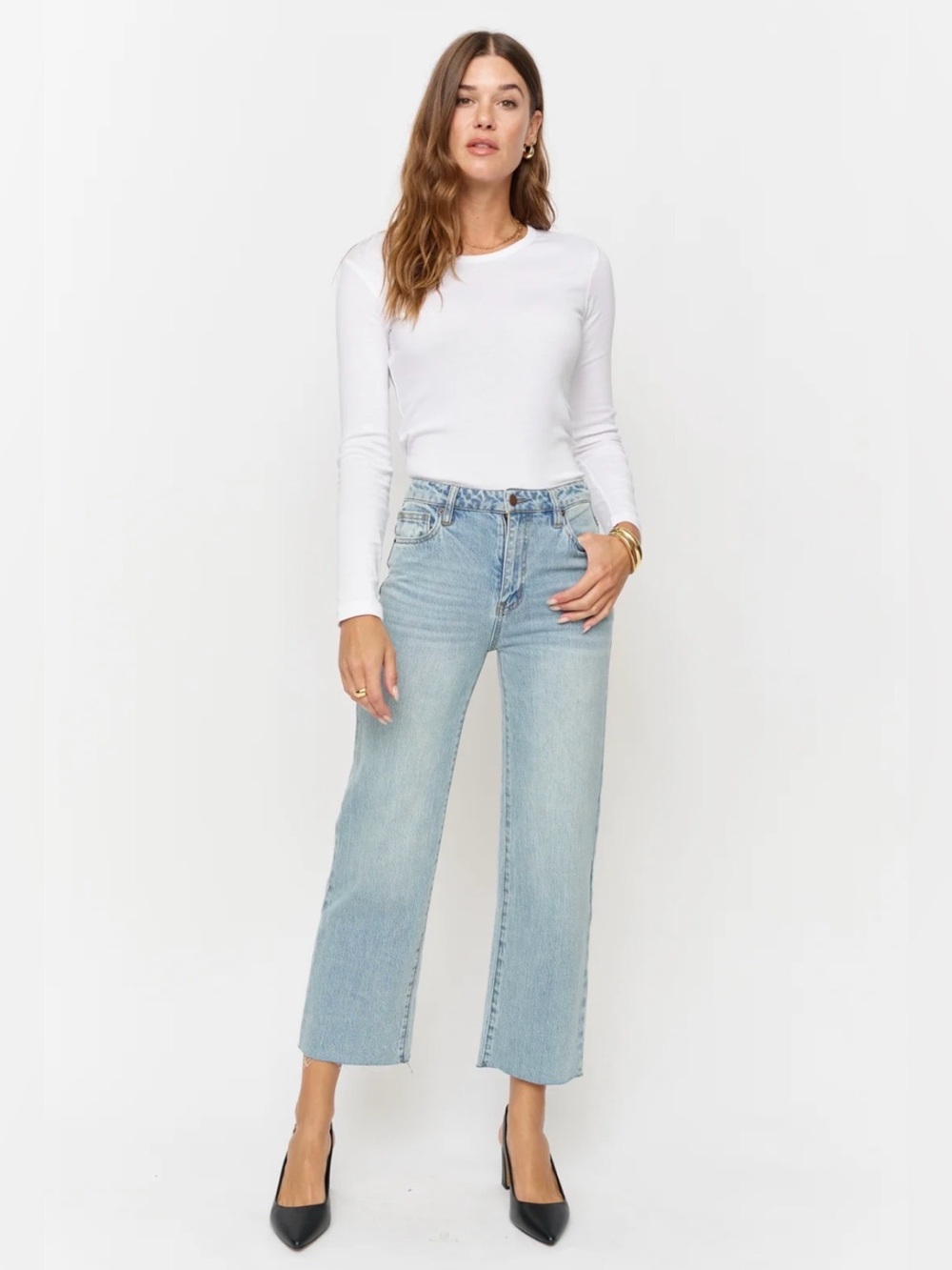 NWT Oliver Logan Aberdeen Jeans Light Indigo Size26